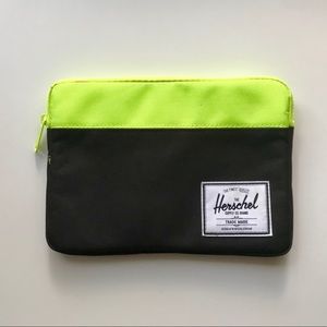 Herschel Anchor Sleeve, iPad mini, green and black